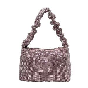 I.N.C. International Concepts Pink Dogwo Mesh Scrunch Shoulder Bag